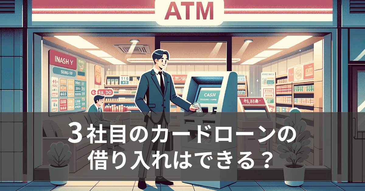3社目のカードローンの借入はできる?審査通過のコツや注意点を解説!