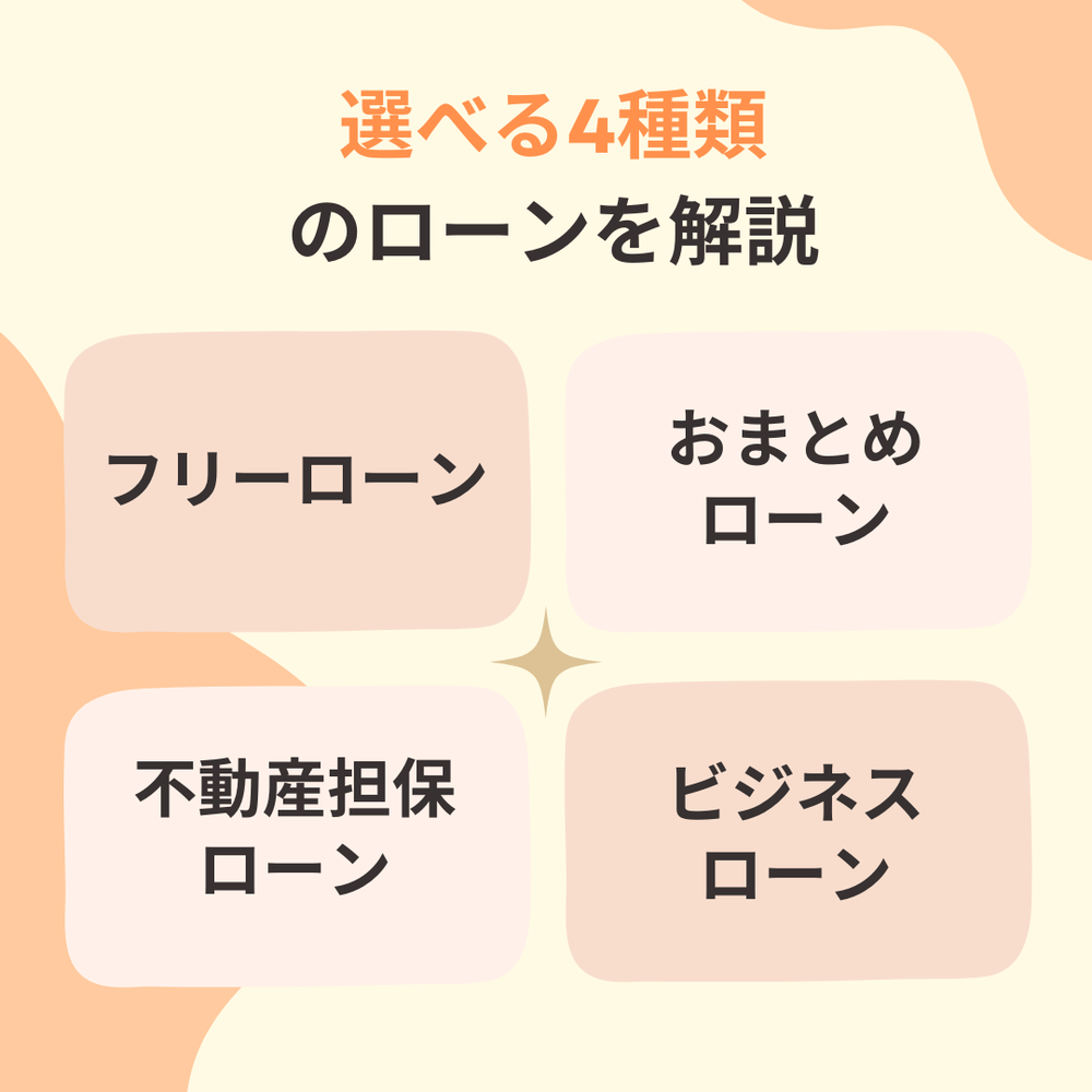 選べる4種類のローン
