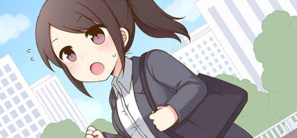 スーツ女性イラスト