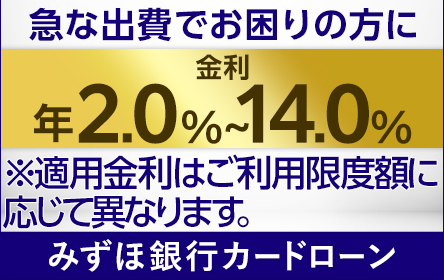 みずほ銀行カードローン