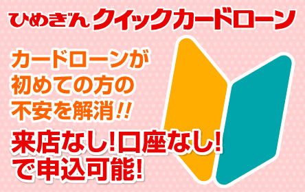愛媛銀行ひめぎんクイックカードローン